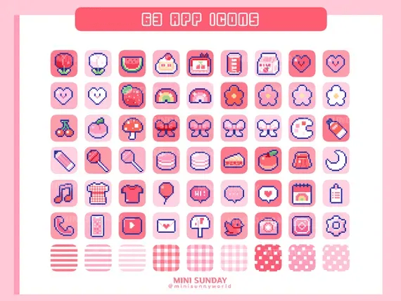 pink icon pack
