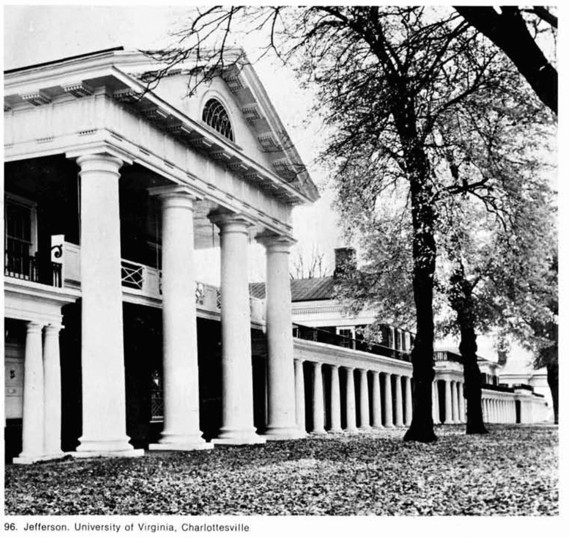 University of Virginia columns